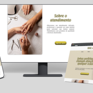 Nail Elegance – Template Profissional para Manicure