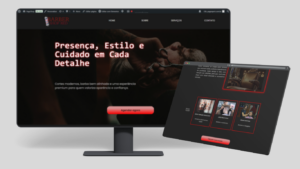 Template Barbearia Premium para Elementor - RED